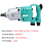 Pneumatic Impact Wrench 2400N.m - 12 2 - hensindaaudio.com