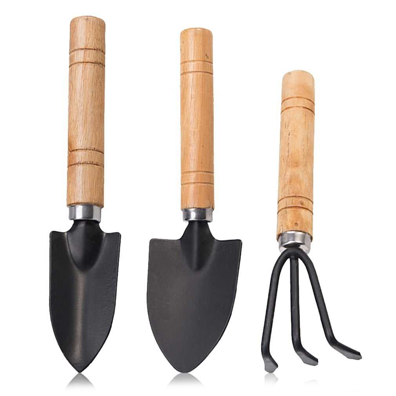 3-Piece Iron Rake Set - Garden Tools - hensindaaudio.com